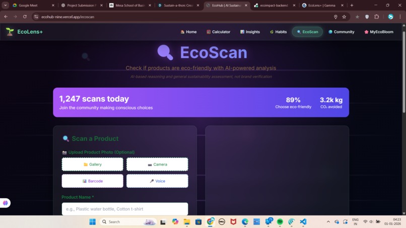 ECOLENS+ – screenshot 3