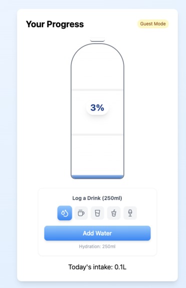 Hydrio: The AI-Powered Frictionless Water Tracker – screenshot 5