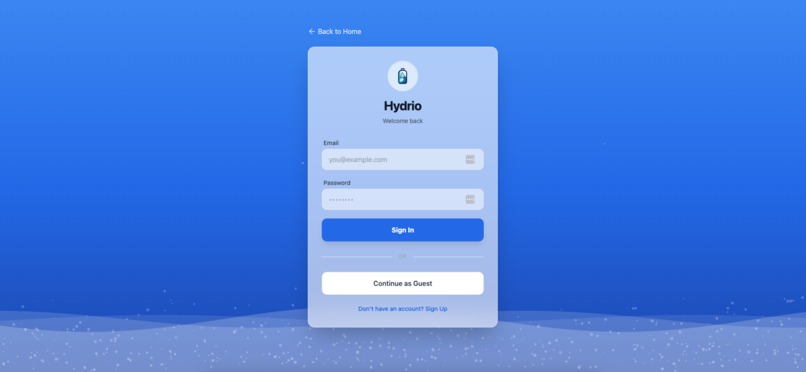 Hydrio: The AI-Powered Frictionless Water Tracker – screenshot 3