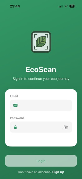 EcoScan – screenshot 1