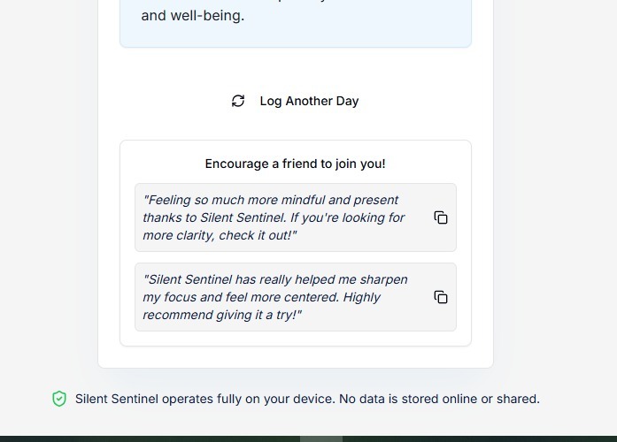 SilentCare – Privacy-First AI Health Companion – screenshot 3