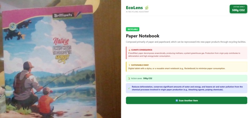EcoLens – screenshot 2