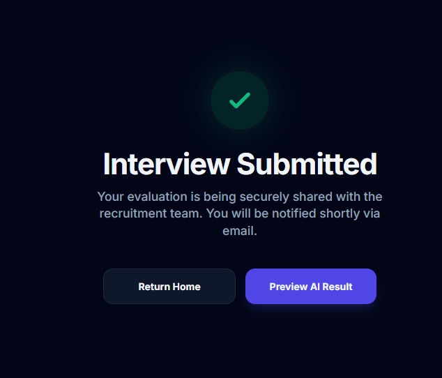 AI INTERVIEWER – screenshot 3