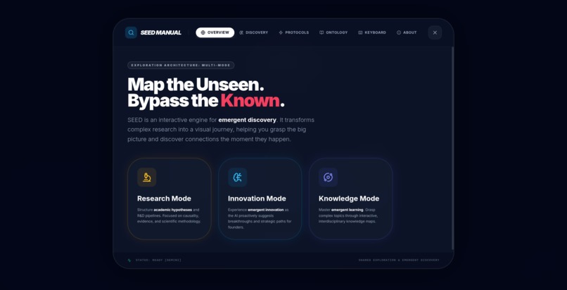SEED: Shared Exploration & Emergent Discovery – screenshot 1