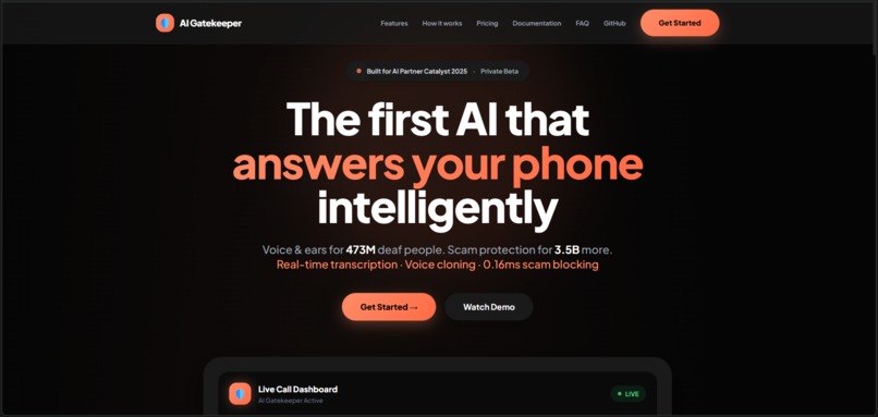 AI Gatekeeper: Voice & Ears for the Voiceless – screenshot 1