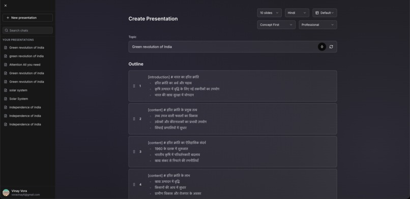Presentation-AI – screenshot 2