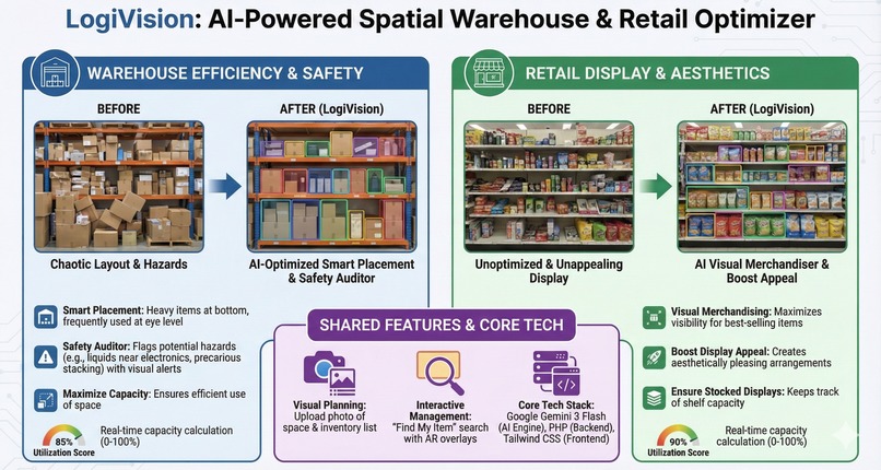 LogiVision: AI-Powered Spatial Warehouse Optimizer – screenshot 1