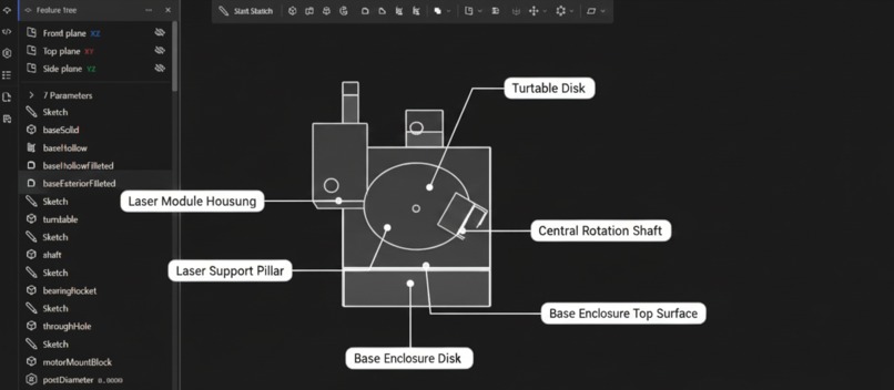 Ultra-Low-Cost 3D Laser Scanner – screenshot 3