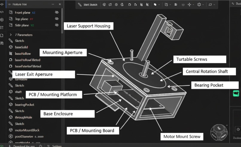 Ultra-Low-Cost 3D Laser Scanner – screenshot 2