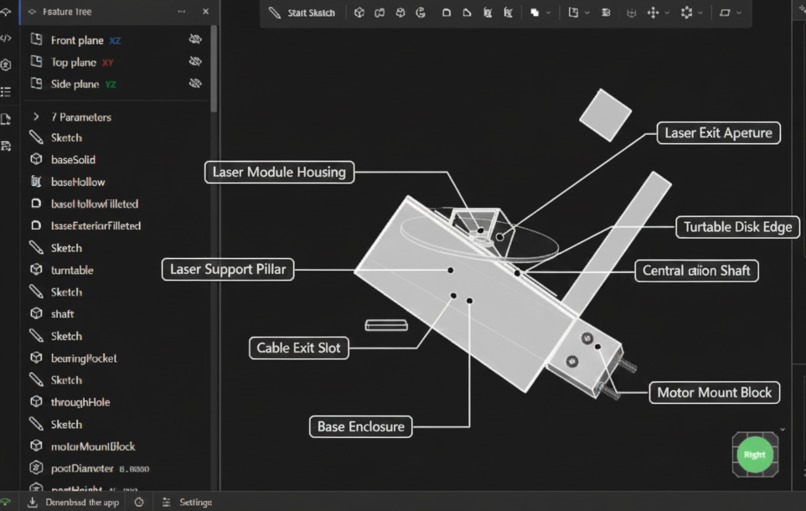 Ultra-Low-Cost 3D Laser Scanner – screenshot 4