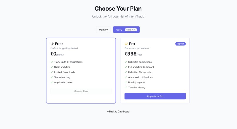 InternTrack – Smart Internship & Job Application Tracker. – screenshot 7