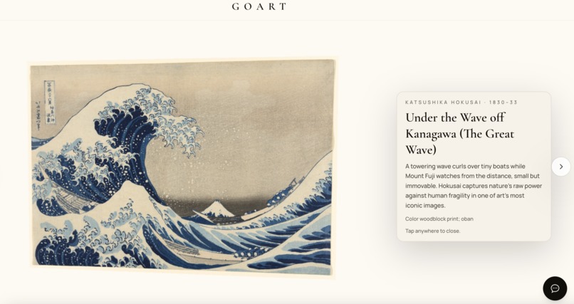 GOART - Greatest Artists Art Gallery – screenshot 1