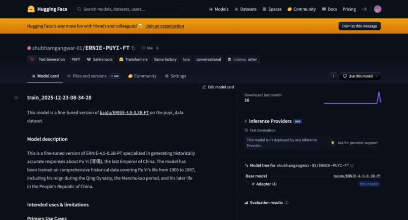 ERNIE Fine-Tune using LlamaFactory – screenshot 2