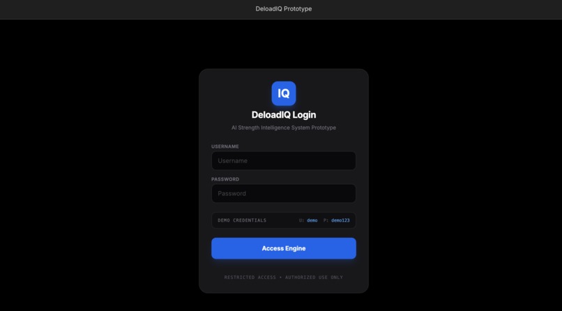 DeloadIQ – screenshot 1