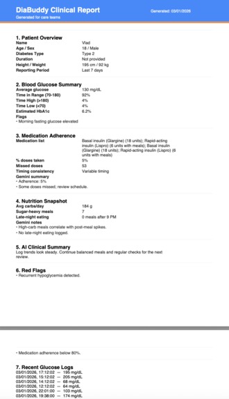DiaBuddy Health Companion – screenshot 4