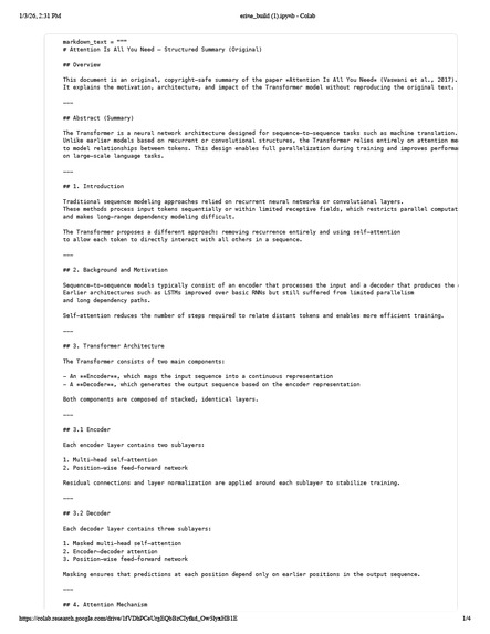Attention Is All You Need — Transformer Summary – screenshot 3