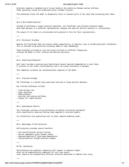 Attention Is All You Need — Transformer Summary – screenshot 4