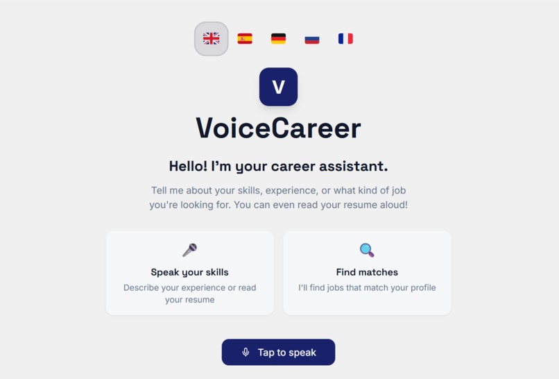 VoiceCareer – screenshot 1