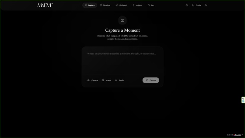 MNEME – screenshot 1