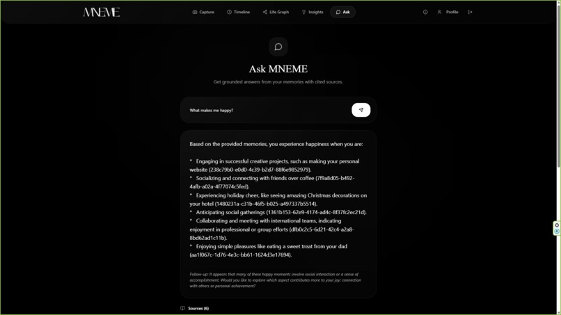 MNEME – screenshot 3