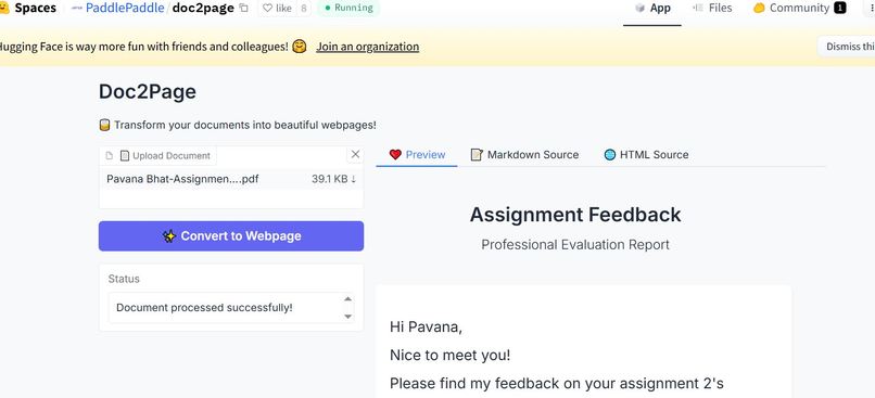 PDF to Web Page – screenshot 1