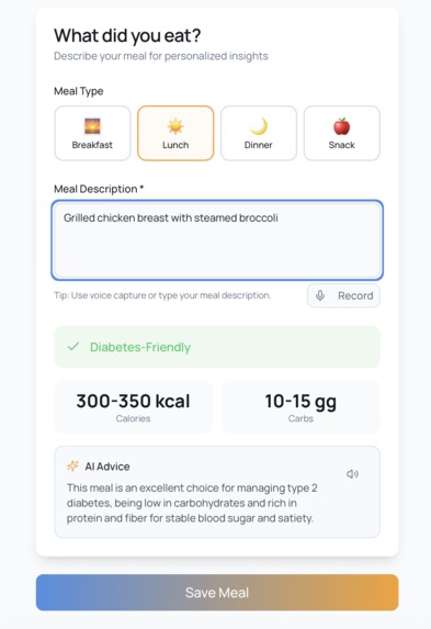 DiaBuddy Health Companion – screenshot 2