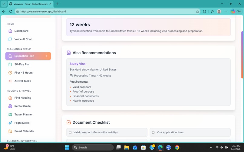 VisaVerse – screenshot 3
