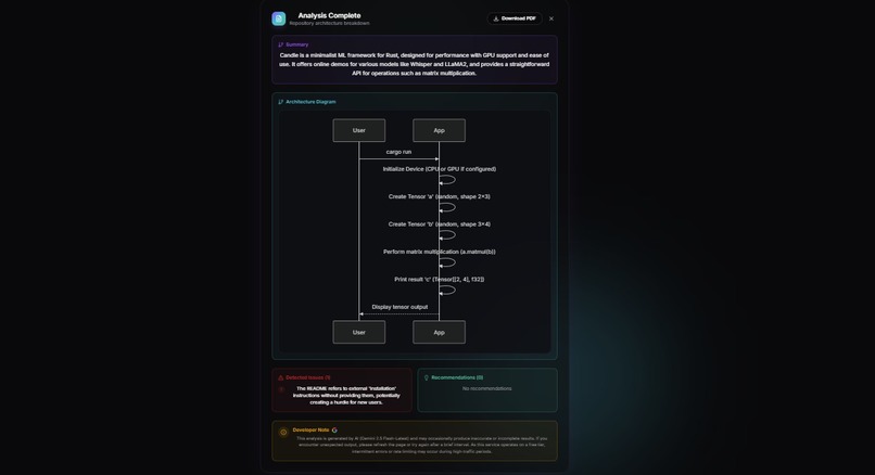 RepoRecon  – screenshot 2