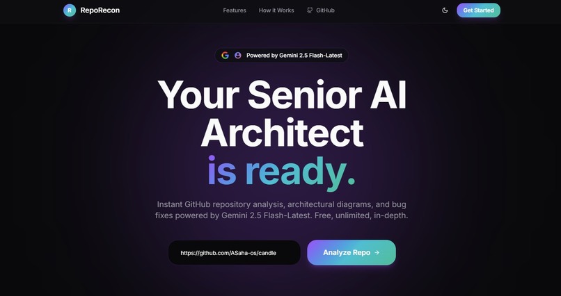 RepoRecon  – screenshot 1
