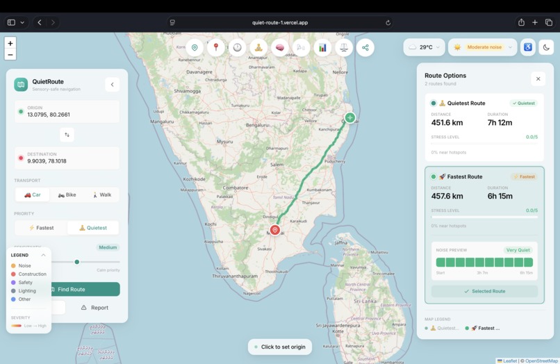 quiet-route – screenshot 6