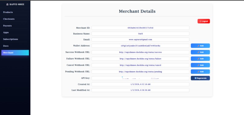 Rapyd MNEE – screenshot 2