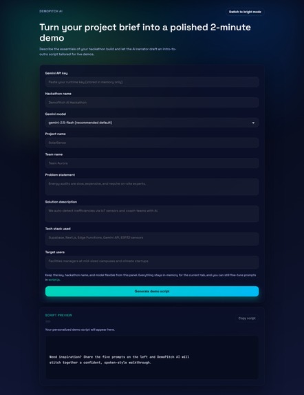 DemoPitch Ai – screenshot 1