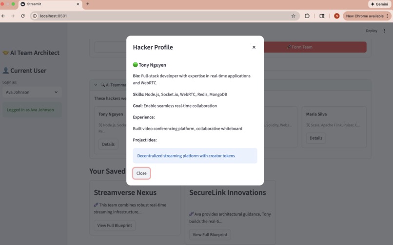 AI Team Architect – screenshot 2