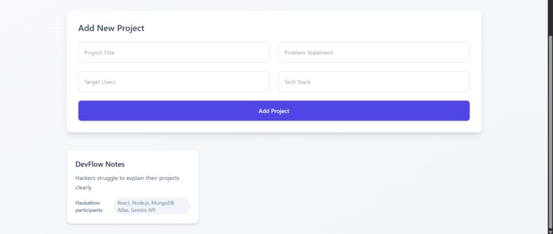DevFlow Notes – screenshot 2