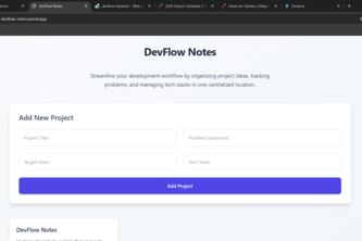 DevFlow Notes