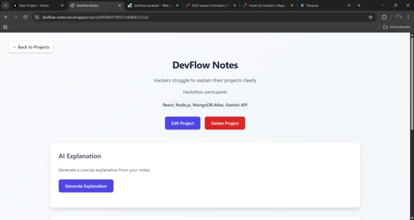 DevFlow Notes – screenshot 3