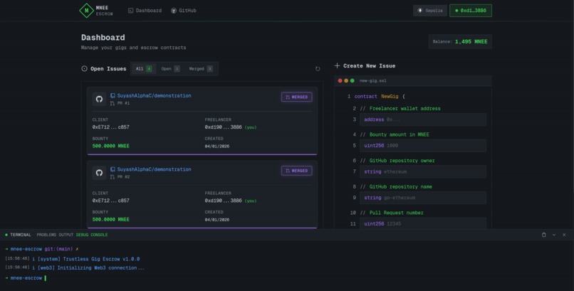 Trustless Gig Escrow – screenshot 2