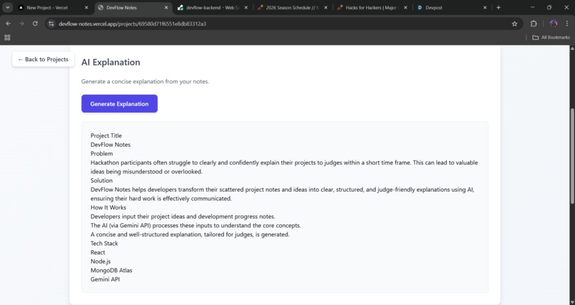 DevFlow Notes – screenshot 4