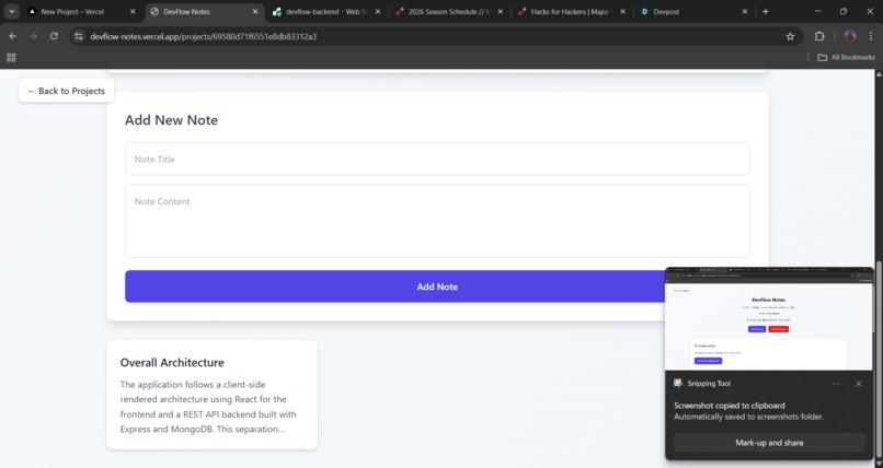 DevFlow Notes – screenshot 5