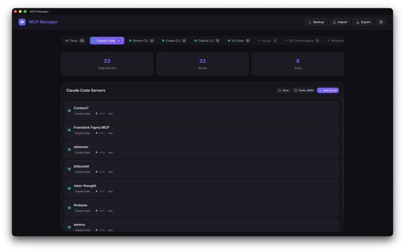 MCP Manager – screenshot 1