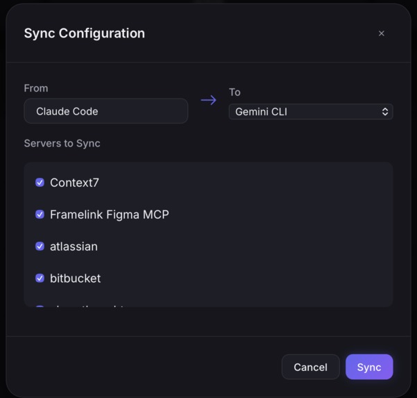 MCP Manager – screenshot 3