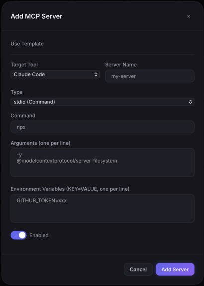 MCP Manager – screenshot 4