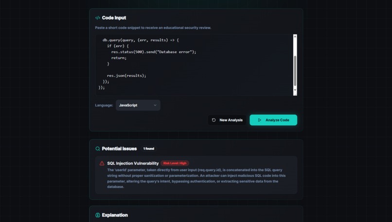 CodeShield AI – screenshot 2