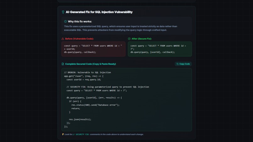 CodeShield AI – screenshot 3