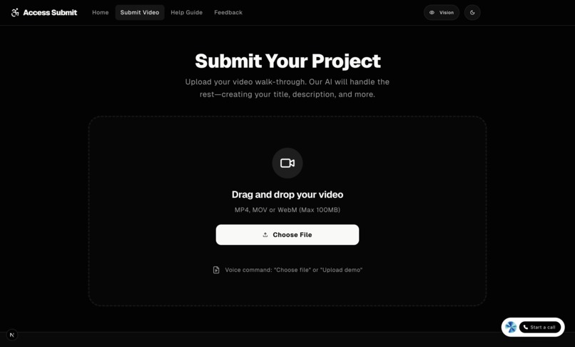 Access Submit – screenshot 2