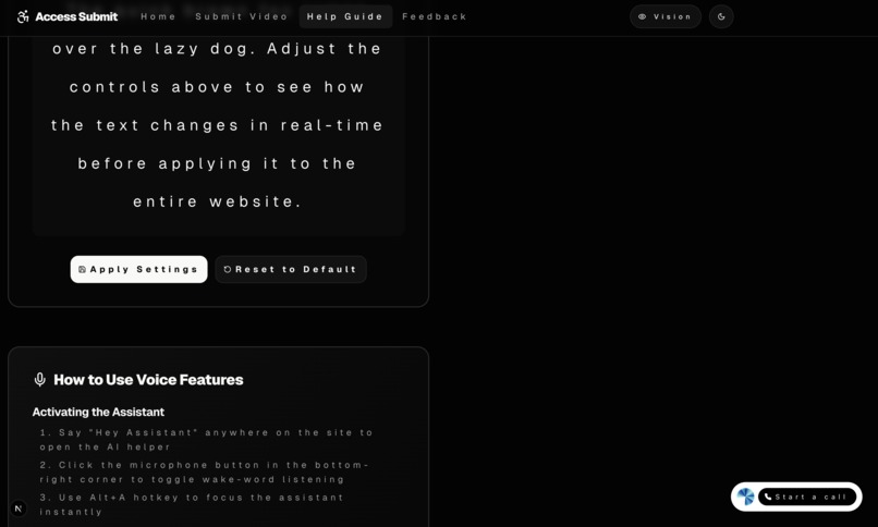 Access Submit – screenshot 3