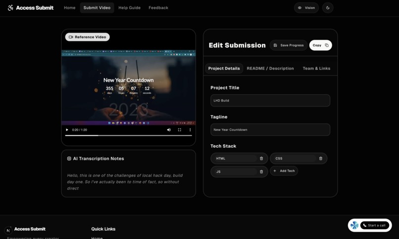 Access Submit – screenshot 6