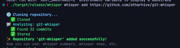 Git Whisper – screenshot 4