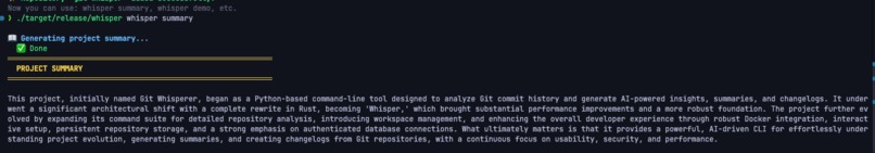 Git Whisper – screenshot 5