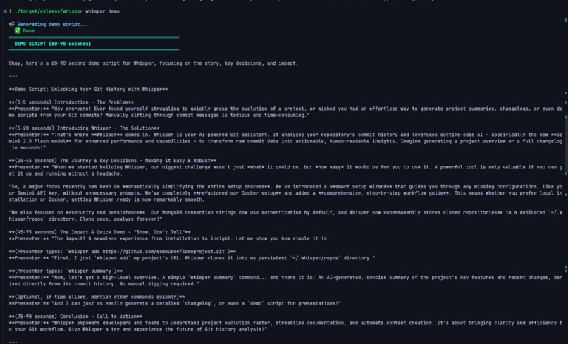 Git Whisper – screenshot 6